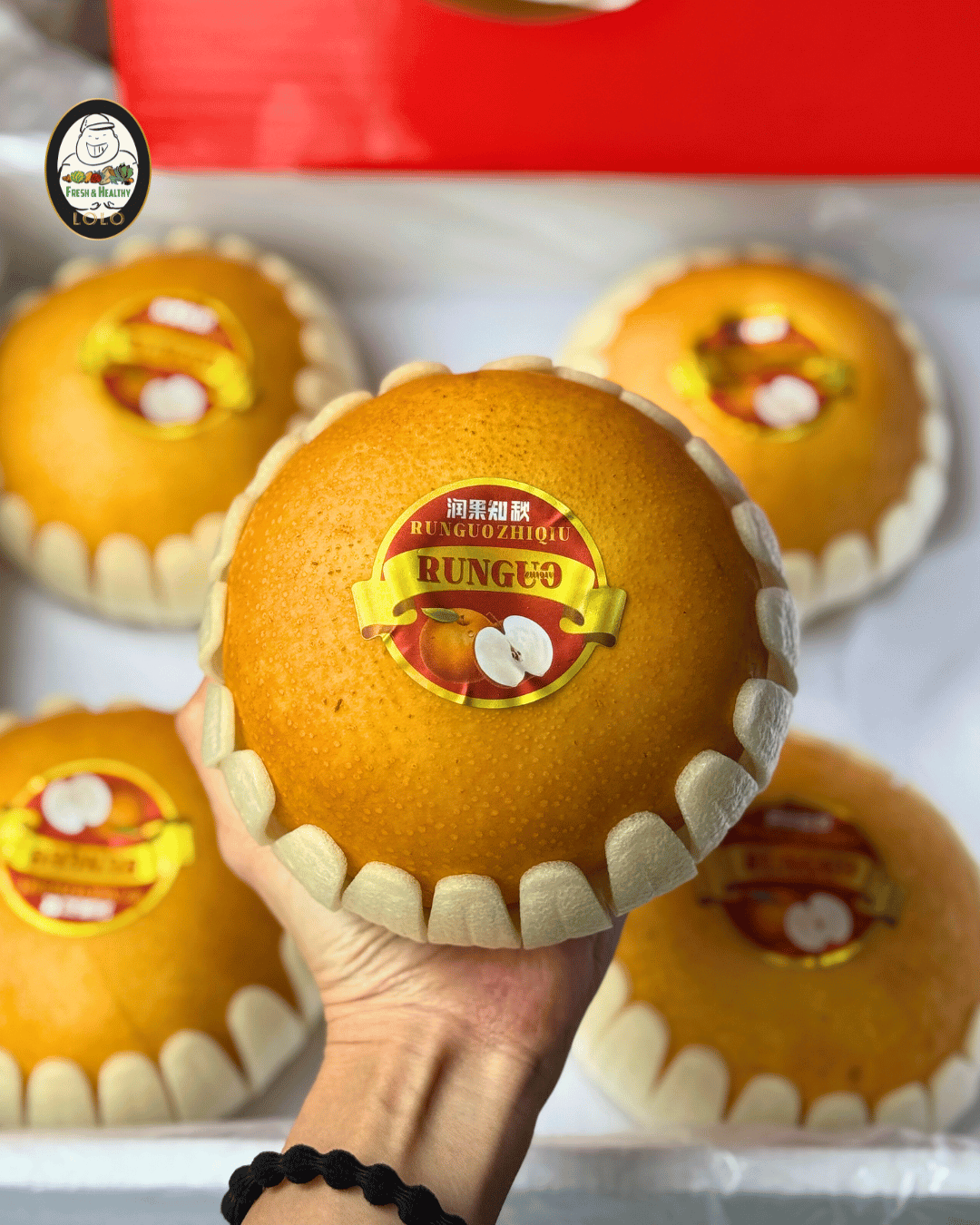 China Zhi Qiu Pear Gift Pack 中国知秋梨礼盒 (6pcs) - Image 2