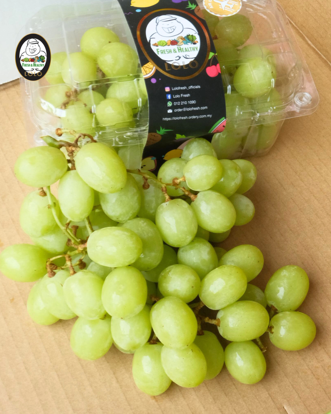 Aust Sweet Globe 澳洲甜球葡萄 (500g)