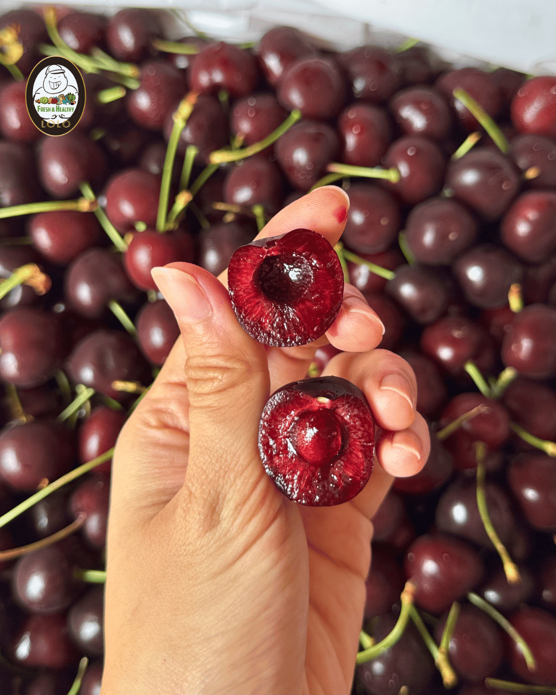 USA Black Pearl Cherries Gift Box (1kg) 美国黑珍珠车厘子 - Image 3