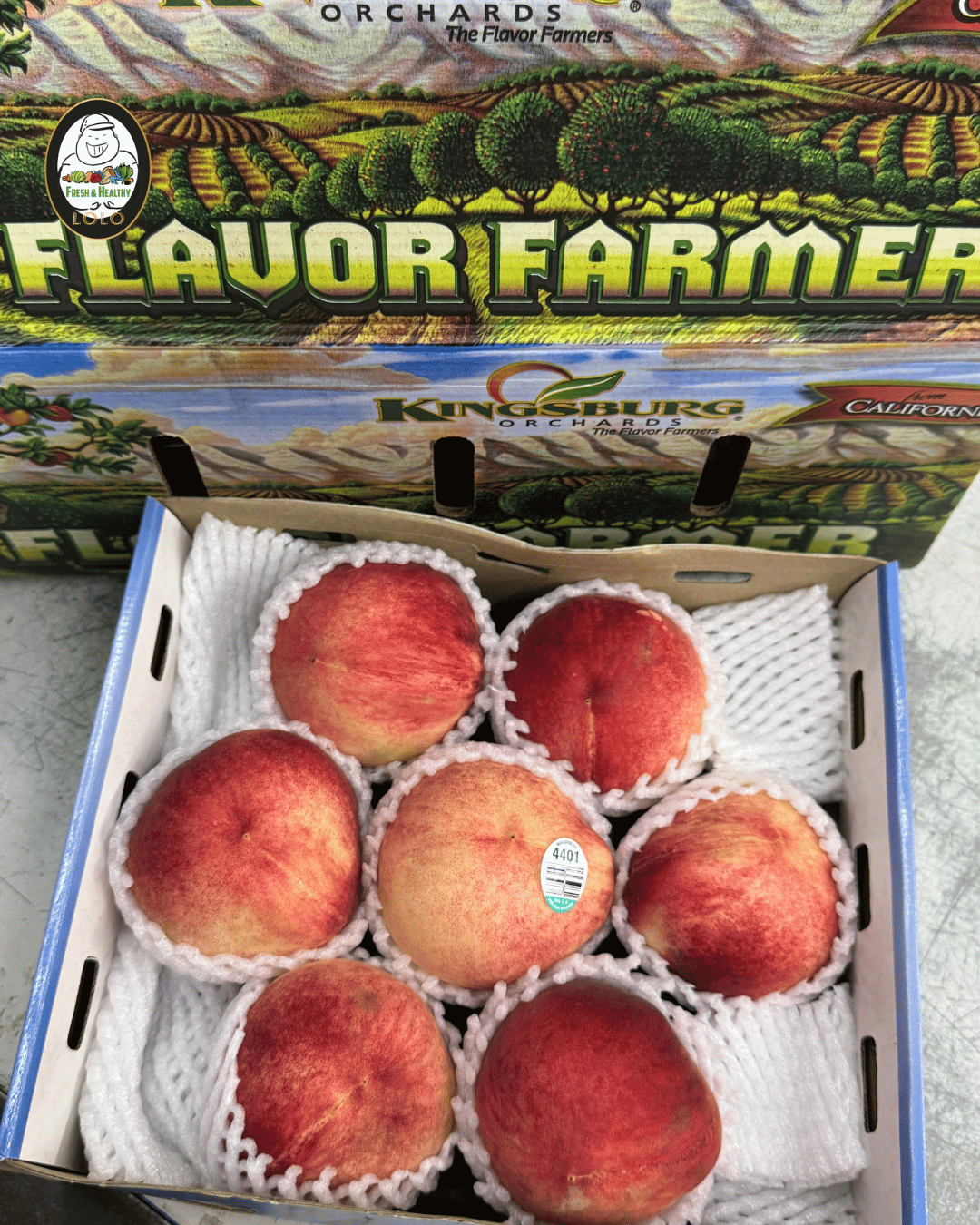 USA White Peach Gift Pack (7pcs) 美国白桃礼盒